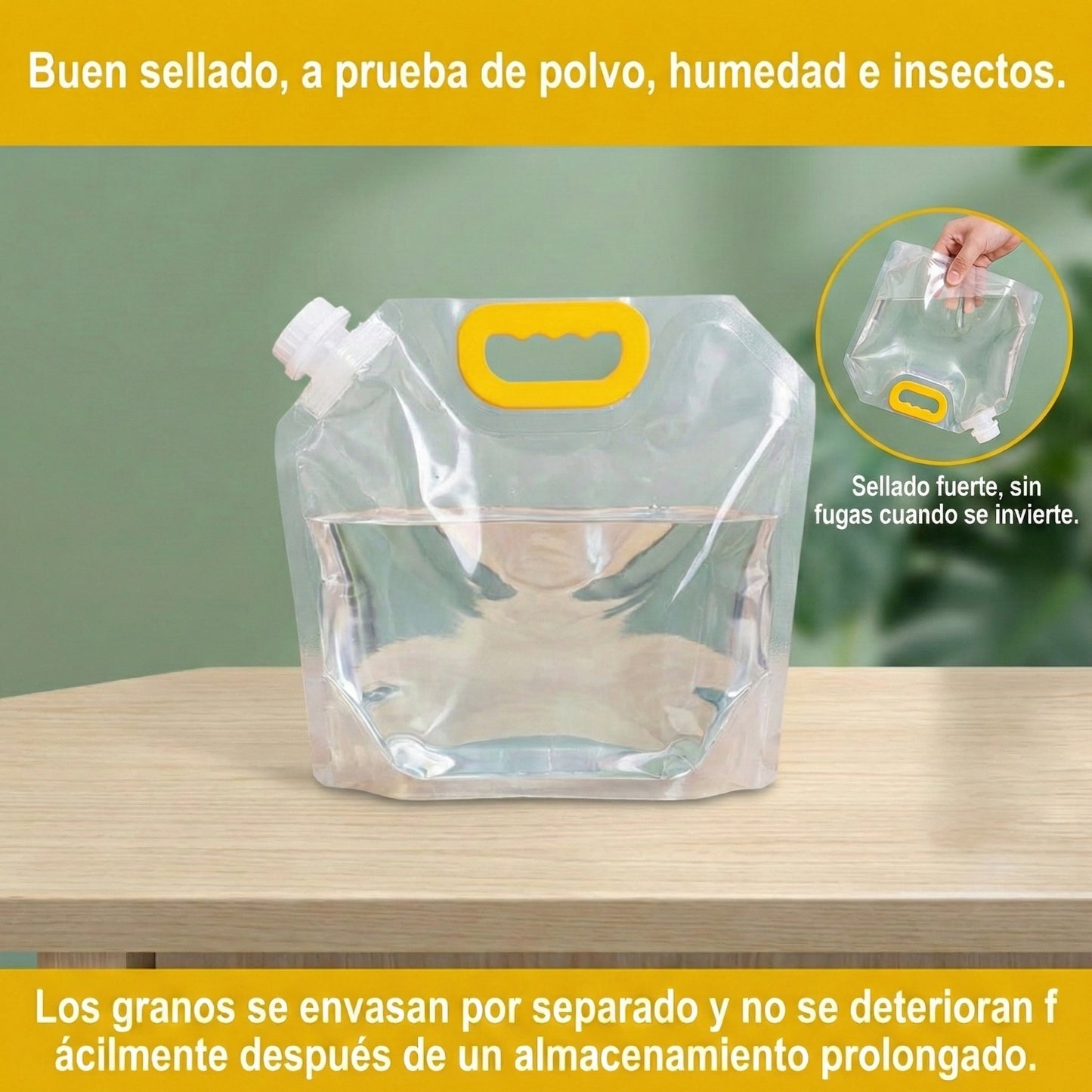 Set x5 o x10 Bolsas de Silicona Reutilizables - Libres de BPA